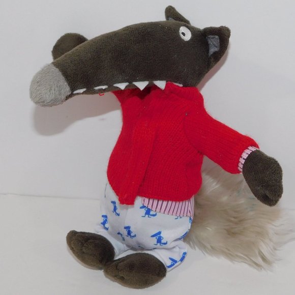 Auzou Le Loup The Little Wolf 10" Plush Stuffed Doll - Picture 1 of 5